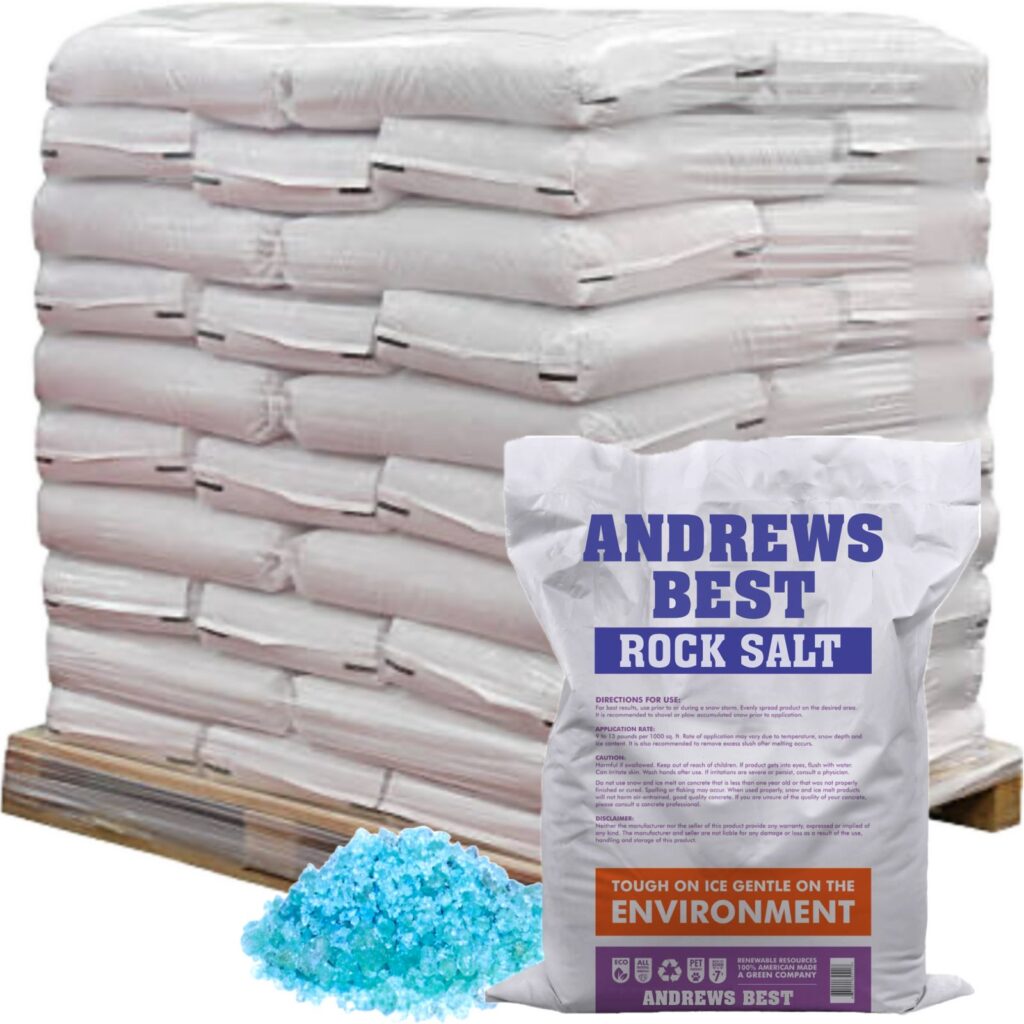 Salt Bags Custom Printed | Rock Salt Bags 50 and 40 LBS